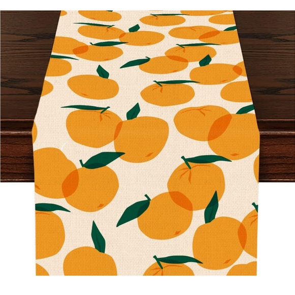 6 orange table runners - Picture 1 of 6